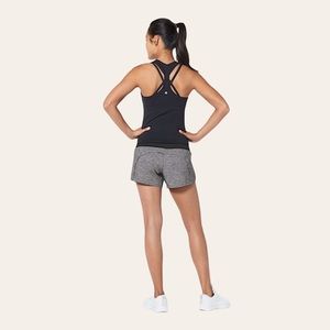 Lululemon Lululemon Run Times Short II *4" Size 8 Gray Black First Release